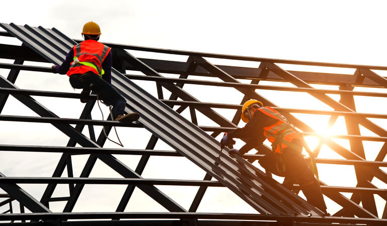 starting of roofing work